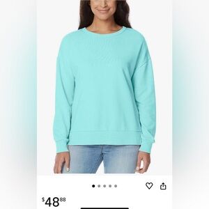 Buffalo David Bitton Aqua Sweatshirt XXL